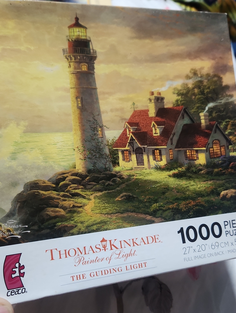 Thomas Kinkade The Guiding Light ..new Sealed